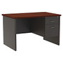 WorkPro; Modular Right Pedestal Desk, 29 1/2 inch;H x 48 inch;W x 30 inch;D, Charcoal/Mahogany