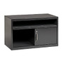 WorkPro; Modular Sliding Door Lateral Credenza, 22 inch;H x 33 inch;W x 18 5/8 inch;D, Charcoal