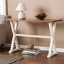 Southern Enterprises Calgary Console Table, Rectangle, 30 1/4 inch;H x 48 inch;W x 18 inch;D, Oak/White