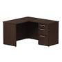 BBF 300 Series Small-Space L-Shaped Desk, 29 1/10 inch;H x 47 3/5 inch;W x 51 1/2 inch;D, Mocha Cherry, Standard Delivery Service