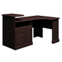 BBF Syndicate Corner Desk, 36 7/8 inch;H x 62 7/8 inch;W x 39 1/8 inch;D, Mocha Cherry, Premium Installation Service