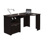 Bush; Cabot Corner Desk, 30 1/4 inch;H x 59 1/2 inch;W x 35 3/4 inch;D, Espresso Oak