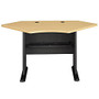 Bush; Office Advantage 42 inch; Corner Desk, 29 7/8 inch;H x 41 3/8 inch;W x 41 3/8 inch;D, Beech/Slate, Premium Installation Service