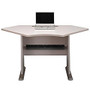 Bush; Office Advantage 42 inch; Corner Desk, 29 7/8 inch;H x 41 3/8 inch;W x 41 3/8 inch;D, Spectrum/Pewter, Standard Delivery Service