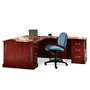 HON; 94000-Series Desk For The  inch;L inch;-Shaped Workstation, Fits The Left Return, Mahogany