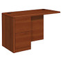 HON; 10700 Series Laminate Left Return, File/File, 29 1/2 inch;H x 48 inch;W x 24 inch;D, Cognac