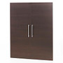 Tvilum-Scanbirk Prima Door Kit For Bookcases, 2 Doors, Coffee