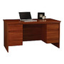 Ameriwood&trade; Westmont Collection Executive Desk, 29 1/2 inch;H x 59 inch;W x 30 3/8 inch;D, Expert Plum