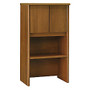 Bush Business Furniture Components Collection 24 inch; Wide Hutch, 43 inch;H x 23 5/8 inch;W x 15 3/8 inch;D, Warm Oak, Standard Delivery Service