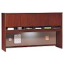 Bush Business Furniture Components Collection 72 inch; Wide 4 Door Hutch, 43 inch;H x 71 1/8 inch;W x 15 3/8 inch;D, Hansen Cherry, Standard Delivery Service