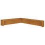 Bush Business Furniture Components Collection Reception L-Shelf, 14 inch;H x 77 inch;W x 71 inch;D, Natural Cherry, Standard Delivery Service