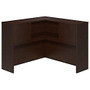 Bush Business Furniture Components Elite Collection 48 inch;W Corner Hutch, Mocha Cherry, Premium Delivery Installation