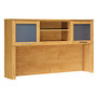 Bush Furniture Somerset 60 inch;W Hutch, 35 7/8 inch;H x 59 1/8 inch;W x 13 7/8 inch;D, Maple Cross, Standard Delivery