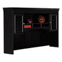 Bush; Fairview Hutch For L-Shaped Desk, 38 1/4 inch;H x 60 3/8 inch;W x 12 3/8 inch;D, Black