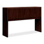 HON; 10700 Series&trade; Laminate Closed Hutch, For Use With 60 inch; Kneespace Credenza, Mahogany