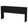 WorkPro; Modular Stack On Hutch, 36 1/4 inch;H x 72 inch;W x 13 1/2 inch;D, Black