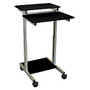 Luxor Standup Desk, 46 inch;H x 24 inch;W x 29 inch;D, Black/Gray
