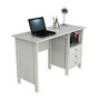 Inval Laura Writing Desk With Storage Area, 30 inch;H x 47 1/4 inch;W x 20 1/2 inch;D, Laricina White
