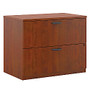 basyx; by HON BL-Series 2-Drawer Lateral File, 29 inch;H x 35 1/2 inch;W x 22 inch;D, Medium Cherry