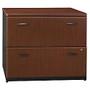 BBF Series A Lateral File, 2 Drawers, 29 3/4 inch;H x 23 3/8 inch;W x 35 11/16 inch;D, Hansen Cherry