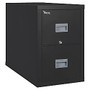 FireKing; Patriot Series 31 5/8 inch;D Vertical Legal-Size File Cabinet, 2 Drawers, Black, White Glove Delivery