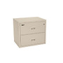 FireKing; Turtle; Insulated Fireproof Lateral Filing Cabinet, 2 Drawers, 27 3/4 inch;H x 31 1/8 inch;W x 22 1/8 inch;D, White Glove Delivery