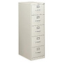 HON; 310-Series 5-Drawer Legal File, Light Gray