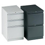 HON; Efficiencies&trade; 3-Drawer Mobile Pedestal, 28 inch;H x 15 inch;W x 22 7/8 inch;D, Light Gray