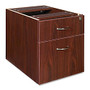 Lorell; Essentials 69000 Series Pedestal, Box/File, 21 inch;H x 24 inch;W x 18 inch;D, Mahogany