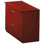 Mayline; Group Laminate Lateral File, 2-Drawer, 29 1/2 inch;H x 36 inch;W x 19 inch;D, Mahogany
