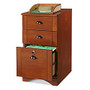 Realspace; Dawson 3-Drawer Vertical File Cabinet, 29 inch;H x 15 1/2 inch;W x 21 3/4 inch;D, Brushed Maple