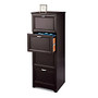 Realspace; Magellan Collection 4-Drawer Vertical File Cabinet, 54 inch;H x 18 3/4 inch;W x 19 inch;D, Espresso