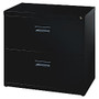 Realspace; SOHO Steel Lateral File, 2-Drawer, 27 3/4 inch;H x 30 inch;W x 17 5/8 inch;D, Black