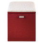 See Jane Work; Kate File/Seat, 18 1/2 inch;H x 15 3/8 inch;W x 18 1/8 inch;D, Red