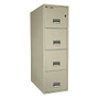 Sentry;Safe Fire- And Water-Resistant Vertical File Cabinet, 4-Drawer, 53 5/8 inch;H x 19 5/8 inch;W x 31 inch;D, Putty, White Glove Delivery