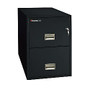 SentrySafe; FIRE-SAFE; 2-Drawer Vertical File Cabinet, 27 1/2 inch;H x 19 3/5 inch;W x 25 inch;D, Black