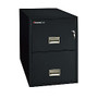 SentrySafe; FIRE-SAFE; 2-Drawer Vertical File Cabinet, 27 9/16 inch;H x 25 inch;W x 25 inch;D, Black