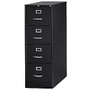 WorkPro; 26 1/2 inch;D Vertical Legal-Size File Cabinet, 4 Drawers, 30% Recycled, Black
