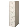 WorkPro; 26 1/2 inch;D Vertical Letter-Size File Cabinet, 5 Drawers, 30% Recycled, Putty