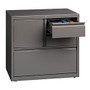 WorkPro; Personal Storage Center Lateral File, 28 inch;H x 30 inch;W x 18 5/8 inch;D, Dark Clay