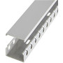 StarTech.com 2in x 1in Open Slot Wiring Cable Raceway Duct with Cover - Open Slot - Cable raceway - gray - 2 m