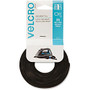 VELCRO; Brand Reusable Self-Gripping Cable Ties - Tie - Black - 25 Pack