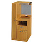 BBF Quantum 24 inch; Left Storage Tower, 53 inch;H x 23 1/8 inch;W x 23 1/2 inch;D, Modern Cherry, Standard Delivery Service