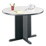 Bush Office Advantage Round Conference Table, 29 7/8 inch;H x 41 1/2 inch;W x 41 1/2 inch;D, Slate/Graphite Gray, Standard Delivery Service