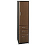 Bush Office Advantage Vertical Locker, 66 3/8 inch;H x 16 5/8 inch;W x 20 3/4 inch;D, Sienna Walnut, Premium Installation Service