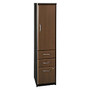 Bush Office Advantage Vertical Locker, 66 3/8 inch;H x 16 5/8 inch;W x 20 3/4 inch;D, Sienna Walnut, Standard Delivery Service
