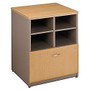 Bush; Office Advantage 24 inch; Storage Cabinet, 29 7/8 inch;H x 23 5/8 inch;W x 23 3/8 inch;D, Light Oak/Sage, Standard Delivery Service