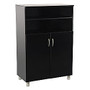 Realspace; Sutton Storage Cabinet, 47 inch;H x 31 1/2 inch;W x 15 3/4 inch;D, Black