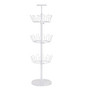 Honey-Can-Do 3-Tier Revolving Shoe Tree, 39 3/8 inch;H x 11 1/2 inch;W x 11 1/2 inch;D, White
