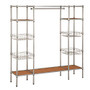 Honey-Can-Do Adjustable Freestanding Steel Wardrobe, 68 inch;H x 67 1/2 inch;W x 16 1/4 inch;D